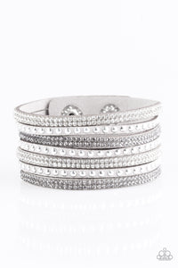 Paparazzi Victory Shine - Silver - Wrap Bracelet - $5 Jewelry With Ashley Swint