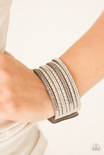 Load image into Gallery viewer, Paparazzi Victory Shine - Silver - Wrap Bracelet - $5 Jewelry With Ashley Swint