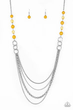Load image into Gallery viewer, Paparazzi Vividly Vivid - Yellow - Necklace &amp; Earrings - $5 Jewelry With Ashley Swint