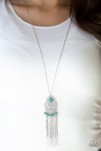 Load image into Gallery viewer, Paparazzi Whimsically Western - Blue - Necklace and matching Earrings - $5 Jewelry With Ashley Swint