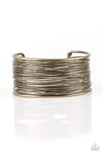 Load image into Gallery viewer, Paparazzi Wire Warrior - Brass - Cuff Bracelet - $5 Jewelry With Ashley Swint