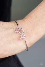 Load image into Gallery viewer, Paparazzi Works Like A GLEAM - Pink Beads - Silver Bracelet - $5 Jewelry With Ashley Swint
