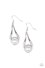 Load image into Gallery viewer, Paparazzi HEADLINER Over Heels - White - Earrings