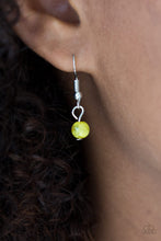 Load image into Gallery viewer, Paparazzi Hibiscus Hideaway - Yellow - Silver Floral Charms - Triple Chain Necklace &amp; Earrings - $5 Jewelry With Ashley Swint