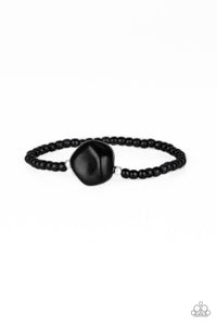 PAPARAZZI Eco Eccentricity - Black - $5 Jewelry with Ashley Swint