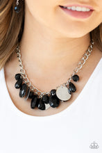 Load image into Gallery viewer, Paparazzi Treasure Shore - Black - Necklace &amp; Earrings