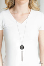 Load image into Gallery viewer, Paparazzi Necklace - Malibu Mandala - Black - $5 Jewelry with Ashley Swint