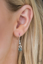 Load image into Gallery viewer, Paparazzi Drippin In Drama - Silver - Smoky Rhinestone - Necklace and matching Earrings - $5 Jewelry With Ashley Swint
