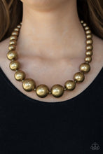 Load image into Gallery viewer, Living Up To Reputation - brass - Paparazzi necklace - $5 Jewelry with Ashley Swint
