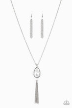 Load image into Gallery viewer, Paparazzi Elite Shine - White - Necklace &amp; Earrings - $5 Jewelry with Ashley Swint