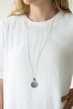 Load image into Gallery viewer, PAPARAZZI Mom Boss - Silver mom boss stamped charm necklace - $5 Jewelry with Ashley Swint
