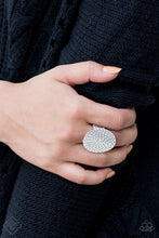 Load image into Gallery viewer, Paparazzi Brave The Elements - Silver - Hammered Shimmery - Ring - $5 Jewelry With Ashley Swint