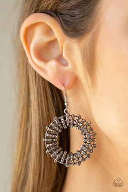 Paparazzi - Girl Of Your GLEAMS - Silver - Earrings