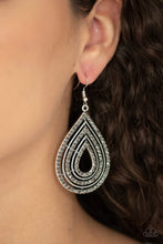 Load image into Gallery viewer, Paparazzi - 5th Avenue Attraction - Silver - Earrings