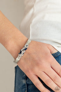 PRE-ORDER - Paparazzi A Chic Clique - Blue - Bracelet - $5 Jewelry with Ashley Swint