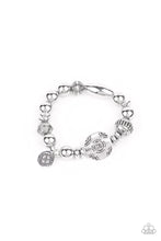 Load image into Gallery viewer, Paparazzi Aesthetic Appeal - Silver - Stretchy Band Bracelet - $5 Jewelry with Ashley Swint