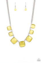 Load image into Gallery viewer, PRE-ORDER - Paparazzi Aura Allure - Yellow - Necklace &amp; Earrings - $5 Jewelry with Ashley Swint