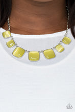 Load image into Gallery viewer, PRE-ORDER - Paparazzi Aura Allure - Yellow - Necklace &amp; Earrings - $5 Jewelry with Ashley Swint