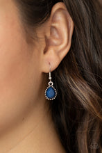 Load image into Gallery viewer, Paparazzi Breathtaking Brilliance - Blue - White Rhinestones - Necklace &amp; Earrings - $5 Jewelry with Ashley Swint