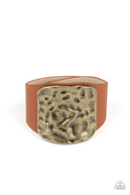 Load image into Gallery viewer, Paparazzi Brighten Up - Brass - Leather Bracelet - $5 Jewelry with Ashley Swint
