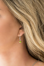 Load image into Gallery viewer, PRE-ORDER - Paparazzi Chicly Centered - Green - Necklace &amp; Earrings - $5 Jewelry with Ashley Swint