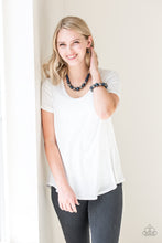 Load image into Gallery viewer, Paparazzi Color Me CEO - Blue - Necklace &amp; Earrings - $5 Jewelry with Ashley Swint