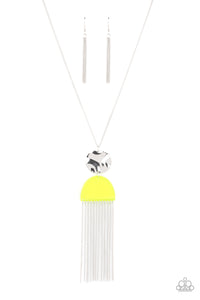 PAPARAZZI Color Me Neon - Yellow - $5 Jewelry with Ashley Swint