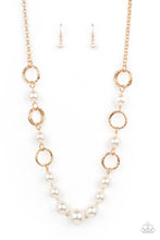 Load image into Gallery viewer, PRE-ORDER - Paparazzi COUNTESS Me In - Gold - Necklace &amp; Earrings - $5 Jewelry with Ashley Swint