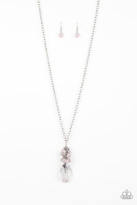 PRE-ORDER - Paparazzi Crystal Cascade - Pink - Necklace & Earrings - $5 Jewelry with Ashley Swint