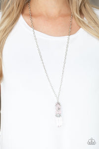 PRE-ORDER - Paparazzi Crystal Cascade - Pink - Necklace & Earrings - $5 Jewelry with Ashley Swint
