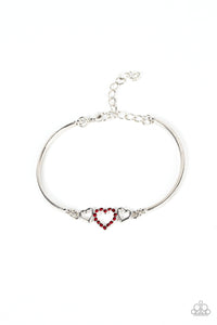 PRE-ORDER - Paparazzi Cupids Confessions - Red - Bracelet - $5 Jewelry with Ashley Swint