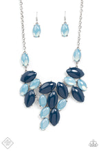 Load image into Gallery viewer, PRE-ORDER - Paparazzi Date Night Nouveau - Blue - Necklace &amp; Earrings - Trend Blend Fashion Fix Exclusive October 2021 - $5 Jewelry with Ashley Swint