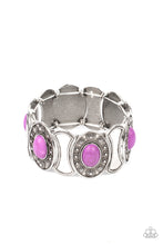 Load image into Gallery viewer, PRE-ORDER - Paparazzi Desert Relic - Purple Stones - Bracelet - $5 Jewelry with Ashley Swint