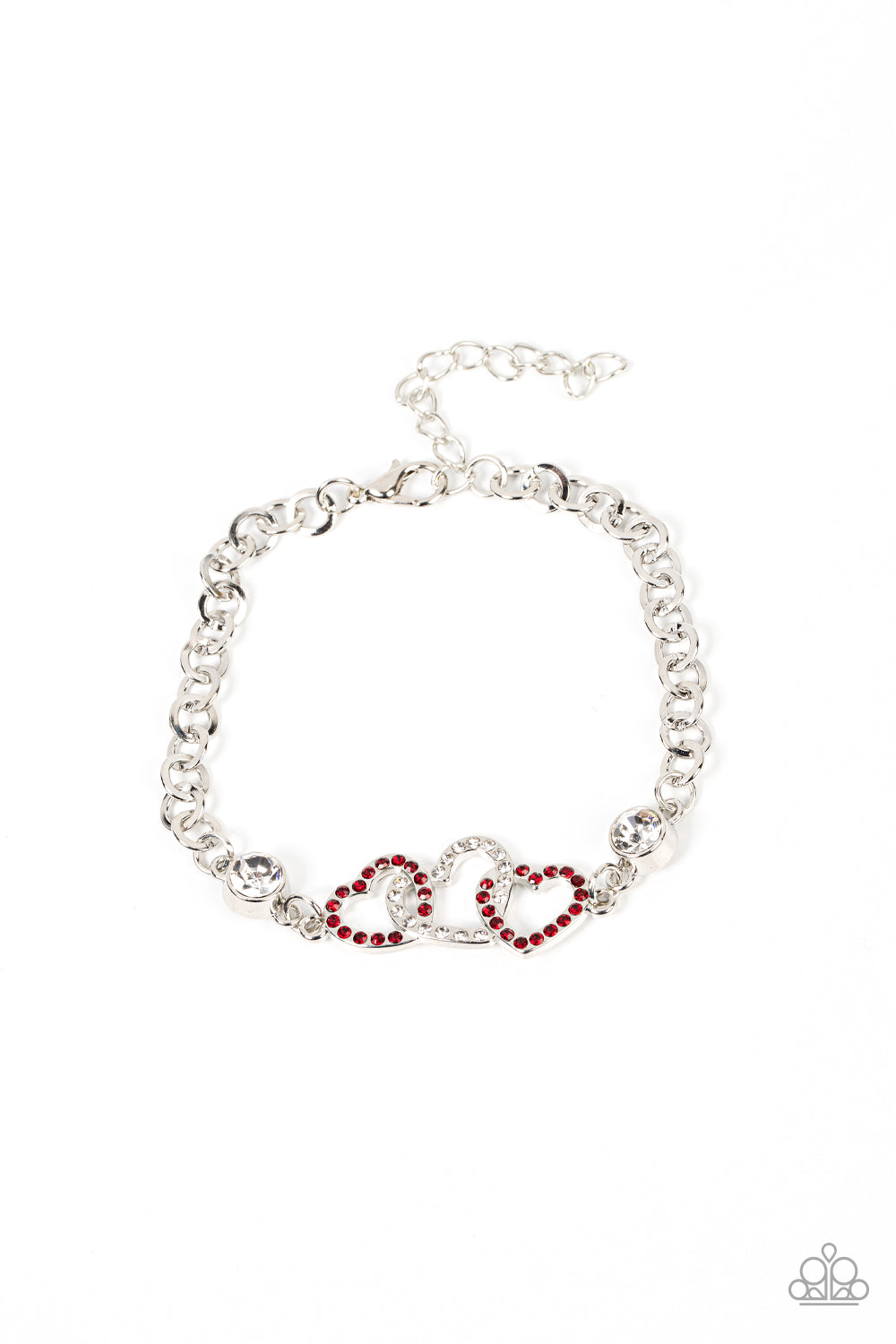 PRE-ORDER - Paparazzi Desirable Dazzle - Red - Bracelet - $5 Jewelry with Ashley Swint