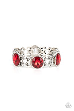 Load image into Gallery viewer, Paparazzi Devoted to Drama - Red - Bracelet - $5 Jewelry with Ashley Swint