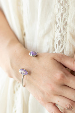 PRE-ORDER - Paparazzi Dont BEAD Jealous - Purple IRIDESCENT - Bracelet - $5 Jewelry with Ashley Swint
