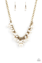 Load image into Gallery viewer, PRE-ORDER - Paparazzi Down For The COUNTESS - Brass - Necklace &amp; Earrings - $5 Jewelry with Ashley Swint