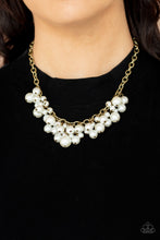 Load image into Gallery viewer, PRE-ORDER - Paparazzi Down For The COUNTESS - Brass - Necklace &amp; Earrings - $5 Jewelry with Ashley Swint