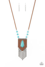 Load image into Gallery viewer, PRE-ORDER - Paparazzi Enchantingly Tribal - Blue - Necklace &amp; Earrings - $5 Jewelry with Ashley Swint