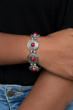 Load image into Gallery viewer, Paparazzi Flirty Finery - Red - Stretchy Bands - Bracelet - $5 Jewelry with Ashley Swint