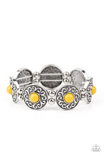 Load image into Gallery viewer, Paparazzi Flirty Finery - Yellow - Stretchy Bands - Bracelet - $5 Jewelry with Ashley Swint