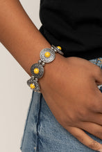 Load image into Gallery viewer, Paparazzi Flirty Finery - Yellow - Stretchy Bands - Bracelet - $5 Jewelry with Ashley Swint