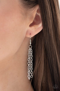 Paparazzi Frosted Foliage - Yellow - Cat's Eye Moonstone - Necklace & Earrings - $5 Jewelry with Ashley Swint