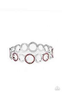 PRE-ORDER - Paparazzi Future, Past, and POLISHED - Red - Bracelet - $5 Jewelry with Ashley Swint