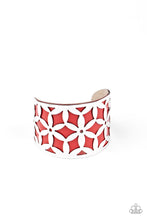 Load image into Gallery viewer, Paparazzi Garden Fiesta - Red - Leather Cuff Bracelet - $5 Jewelry with Ashley Swint