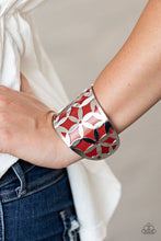 Load image into Gallery viewer, Paparazzi Garden Fiesta - Red - Leather Cuff Bracelet - $5 Jewelry with Ashley Swint