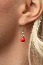 Load image into Gallery viewer, PRE-ORDER - Paparazzi Geographically Gorgeous - Red - Necklace &amp; Earrings - $5 Jewelry with Ashley Swint