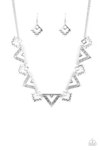 Load image into Gallery viewer, Paparazzi Giza Goals - Silver - Necklace &amp; Earrings - $5 Jewelry with Ashley Swint