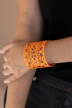 Load image into Gallery viewer, Paparazzi Hacienda Hotspot - Orange - Cuff Bracelet - $5 Jewelry with Ashley Swint