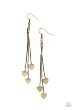 Load image into Gallery viewer, Paparazzi Higher Love - Brass - Earrings - $5 Jewelry with Ashley Swint